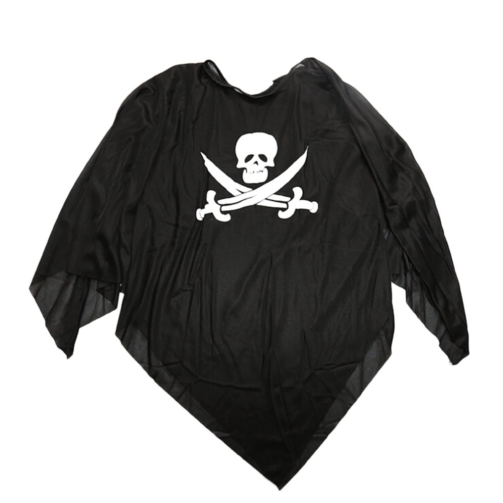 BESTOYARD Halloween Pirate Ghost Costume Sickle Ghost Clothes Adult Cosplay Costume Set (Black 40706)