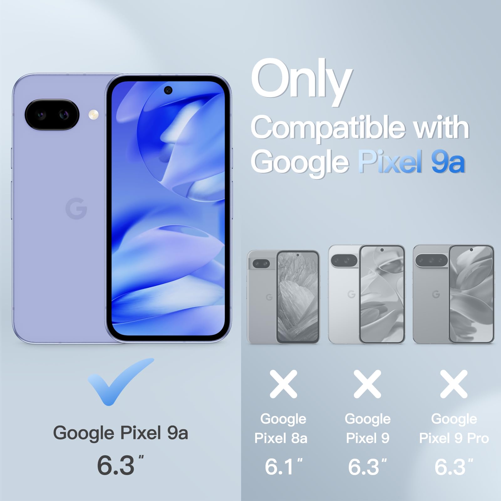 Amazon.com: JETech Matte Case for Google Pixel 9a 6.3-Inch 2025