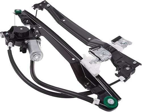 TUCAREST 741-691 Elevalunas eléctrico delantero derecho con conjunto de motor apto para 04-07 Bu-ick Rainier 02-09 Chevy Trailblazer, G-M-C Envoy,