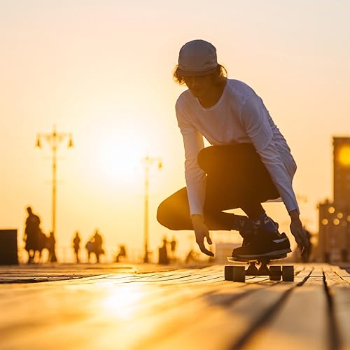 Miniatura 5 de PATIKIL Ruedas Longboard con rodamientos ABEC-9, ruedas de calle para patinetas, repuesto de rueda Cruiser