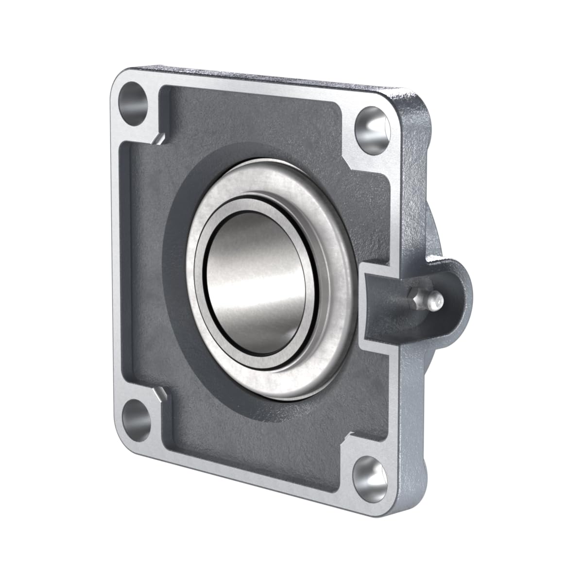 Housing Bearing Premium UCF 212 with Grease Nipple Protection Flange Y Bearing Unit 4-Hole (UCFG) | 60mm | FYJ 60 TF RCJY60 JIS UCF212 [Z&S]