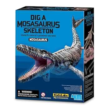Amazon.co.jp: KidzLabs | モササウルスの骨格を掘る | 恐竜の
