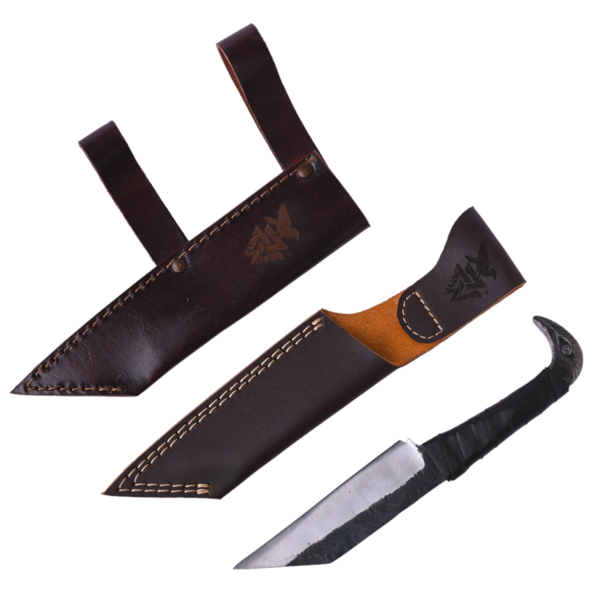 Amazon.com: Odin's Raven Viking-styled Seax Knife 8.6