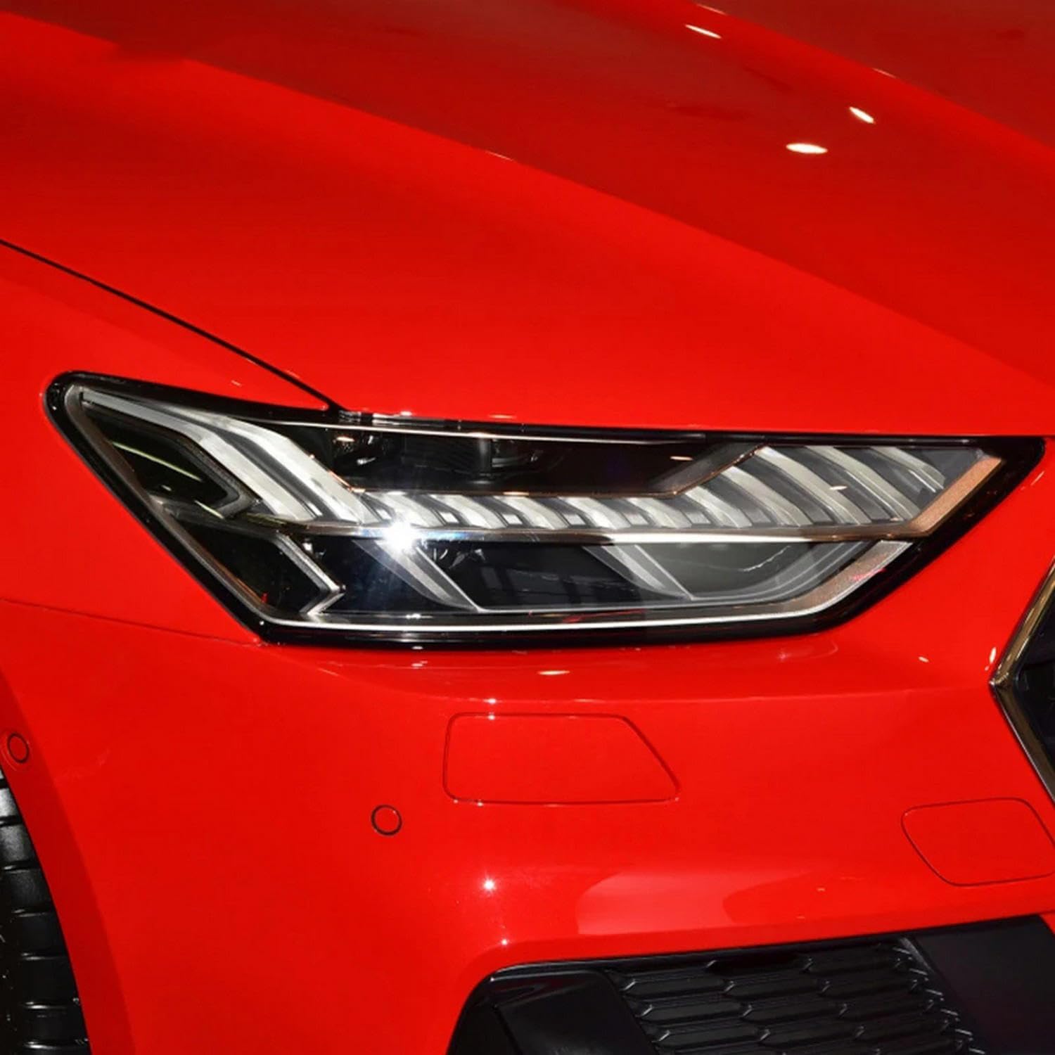 Car Headlight Protective Film Protection Transparent TPU Sticker Accessories，for Audi A7 S7 4K 2019-Present