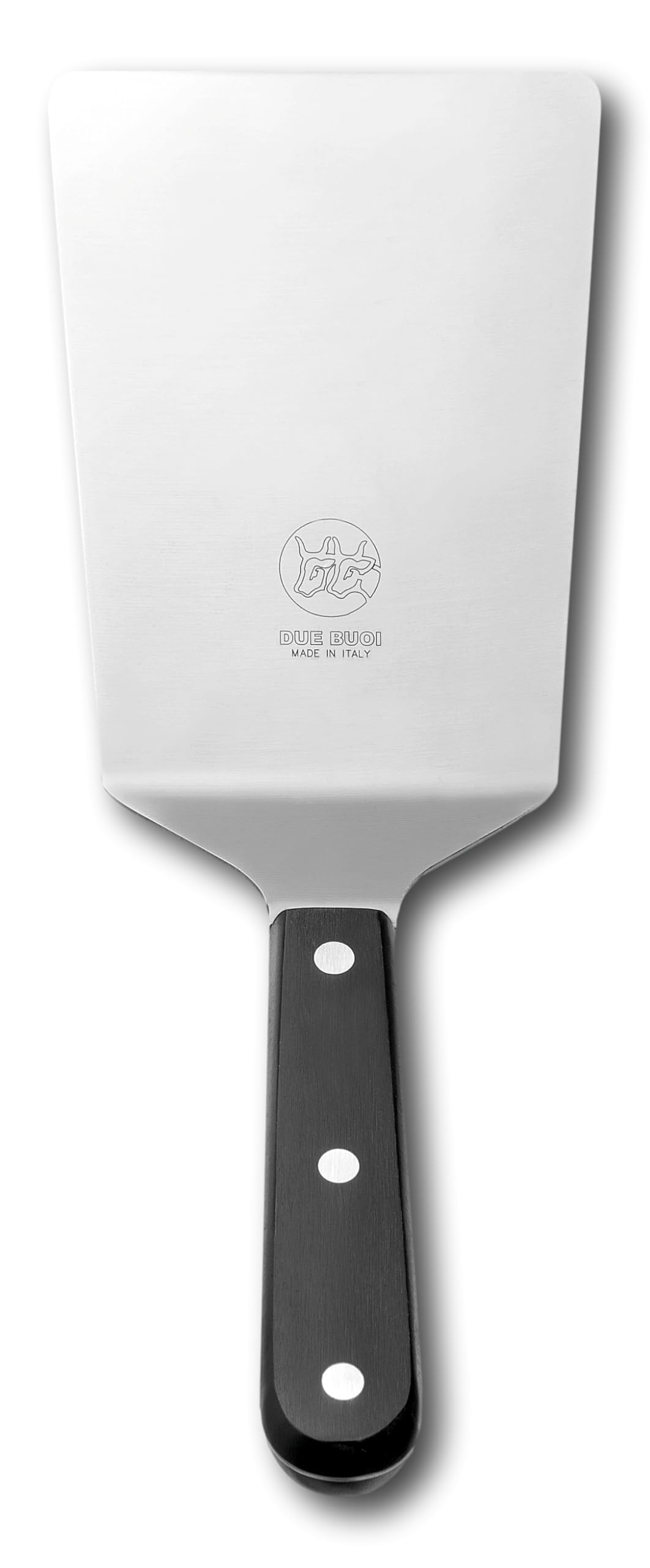 DUE BUOI Wide Spatula blade dimension 4" x 6.1/3". Good for Burger Kitchen bbq grill griddle pastry. Non-stick Durable.
