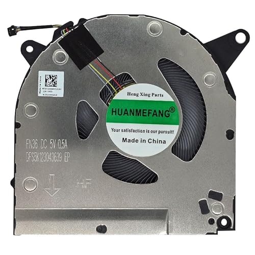 HUANMEFANG 交換用ノートパソコンGPU冷却ファン Lenovo R9000X Y9000X R9000V S7-15IMH5 S7-15ARH5 S7-15ACH6 2021 P/N DFS5K123043639 FN36用