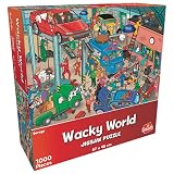 Goliath- Puzzle Parking Wacky World, Multicolor (919244006)