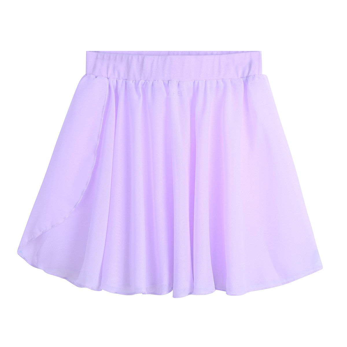 Jowowha Little Girls Basic Chiffon Ballet Dance Skirt Classic Pull-on Wrap Gymnastics Tutu Skirt Dancewear