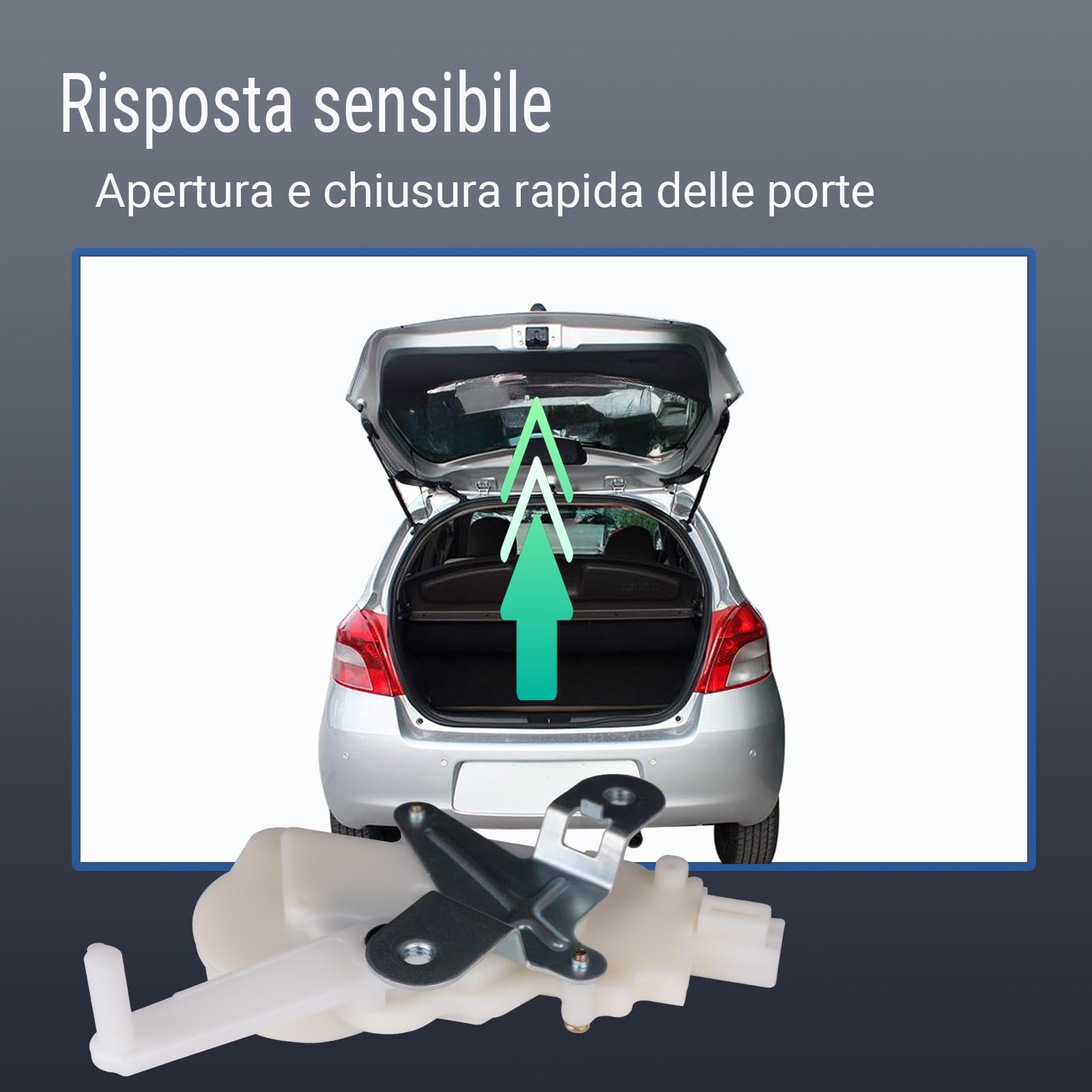 Serratura del Bagagliaio Portellone, Attuatore de Interruttore de Attuatore del Bagagli Posteriore Compatibile con Toyota Yaris 1999 2000 2001 2002 2003 2004 2005