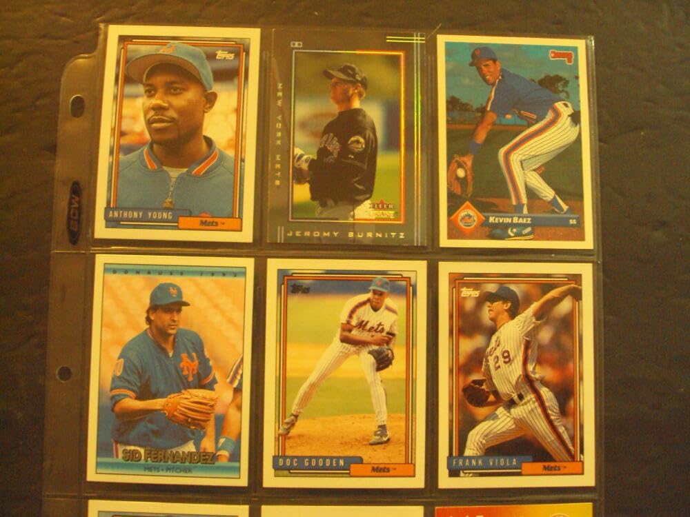43 Assorted New York Mets Baseball Cards
