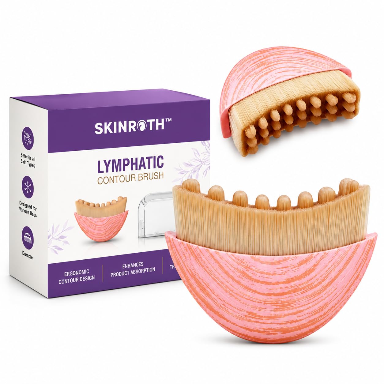 SKINROTH Beauty Ice Roller Globes Facial Roller Cold Skin Massagers,Cooling Globes For Face,Neck,Neck Anti Aging,Tighten Skin Treatment Reduce Puffiness (Pink)-image-44