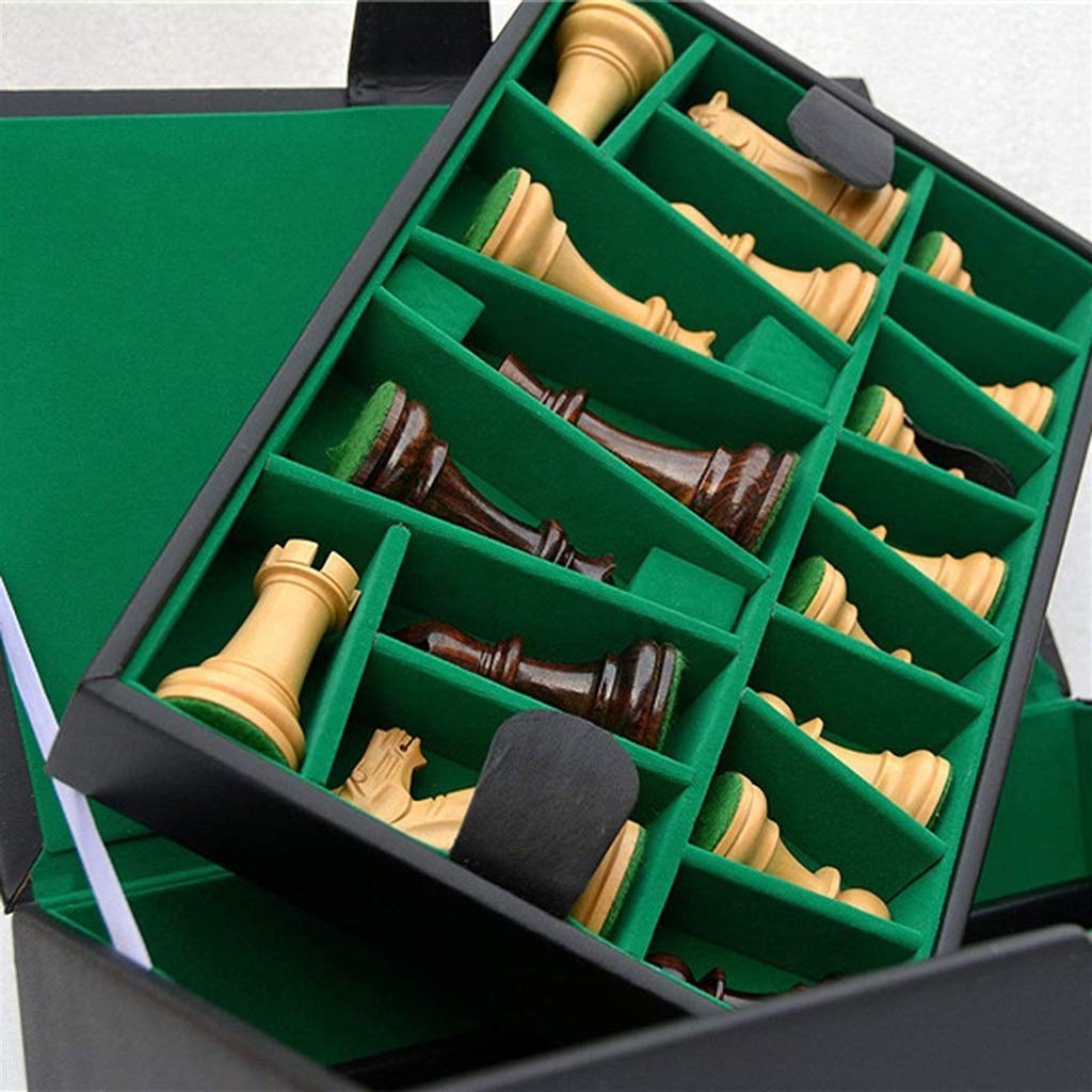Schachfiguren Aufbewahrungsbox Groß Leder Stücke Aufbewahrungsbox Schach Box (Nicht Inklusive Schachfiguren) Spielzeug