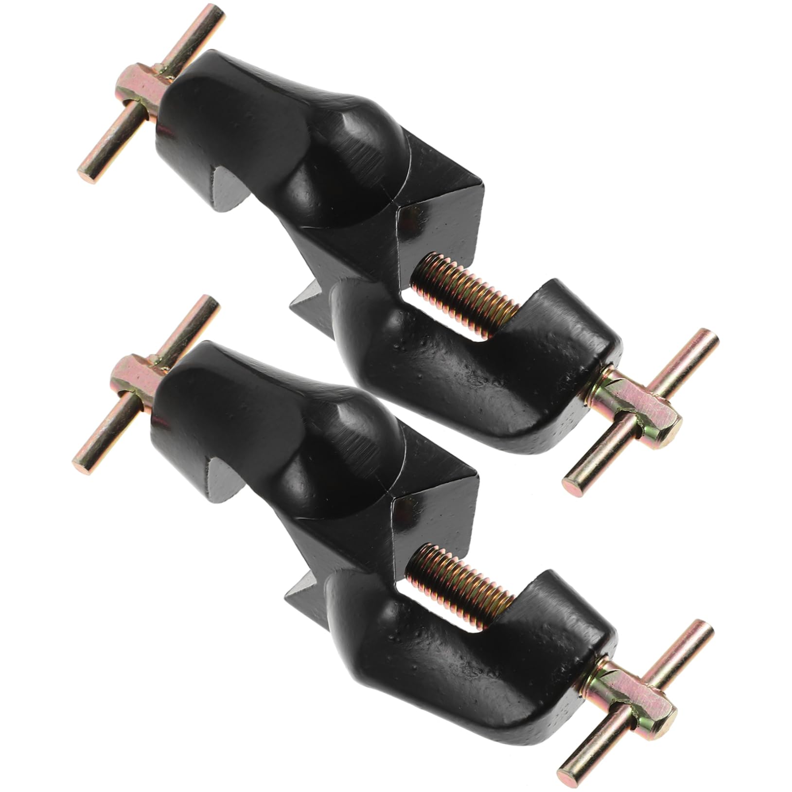 HAWILLOSCH Laboratory Stand Clamp Holders 2pcs Cross Clamps Head Rod for Secure Connections