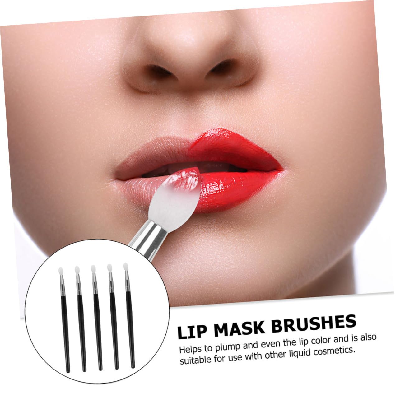 Healeved 15pezzi Spazzole Silicone Per Applicazione Makeup Per e Maschere Per e Cosmetici e Pratici