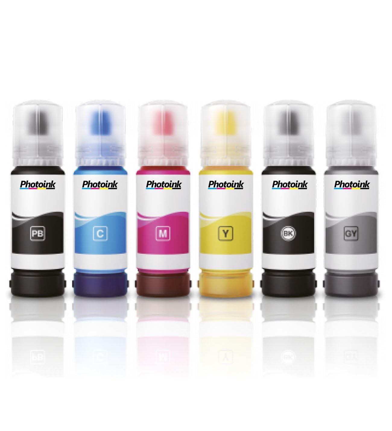 Photoink Plus L Serisi Muadil Mürekkepleri, Epson 103 Ecotank Photoink 4 Renk Set Mürekkep L6290 L6270 L6260 L4266 L4260 L6276 L6190 L6170 L6160 L4160 L4150 L14150 Uyumlu