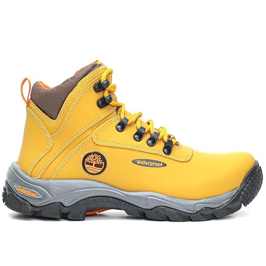 Bota Masculina Adventure para Hiking e Trekking, Coturno Impermeável Waterproof, Tênis Outdoor com Sola Antiderrapante, Entressola em EVA, Palmilha Macia em PU, Conforto e Resistência para Trilhas