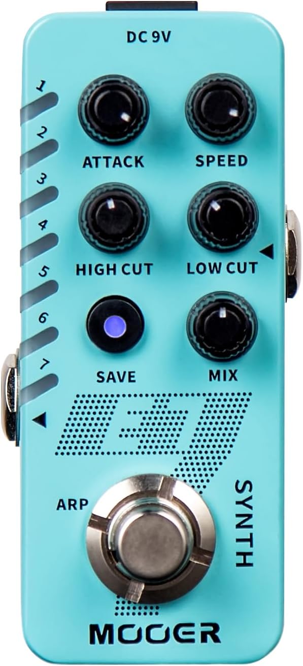 MOOER E7 Polyphonic Guitar Synth Pedal Electronic Synthesizer