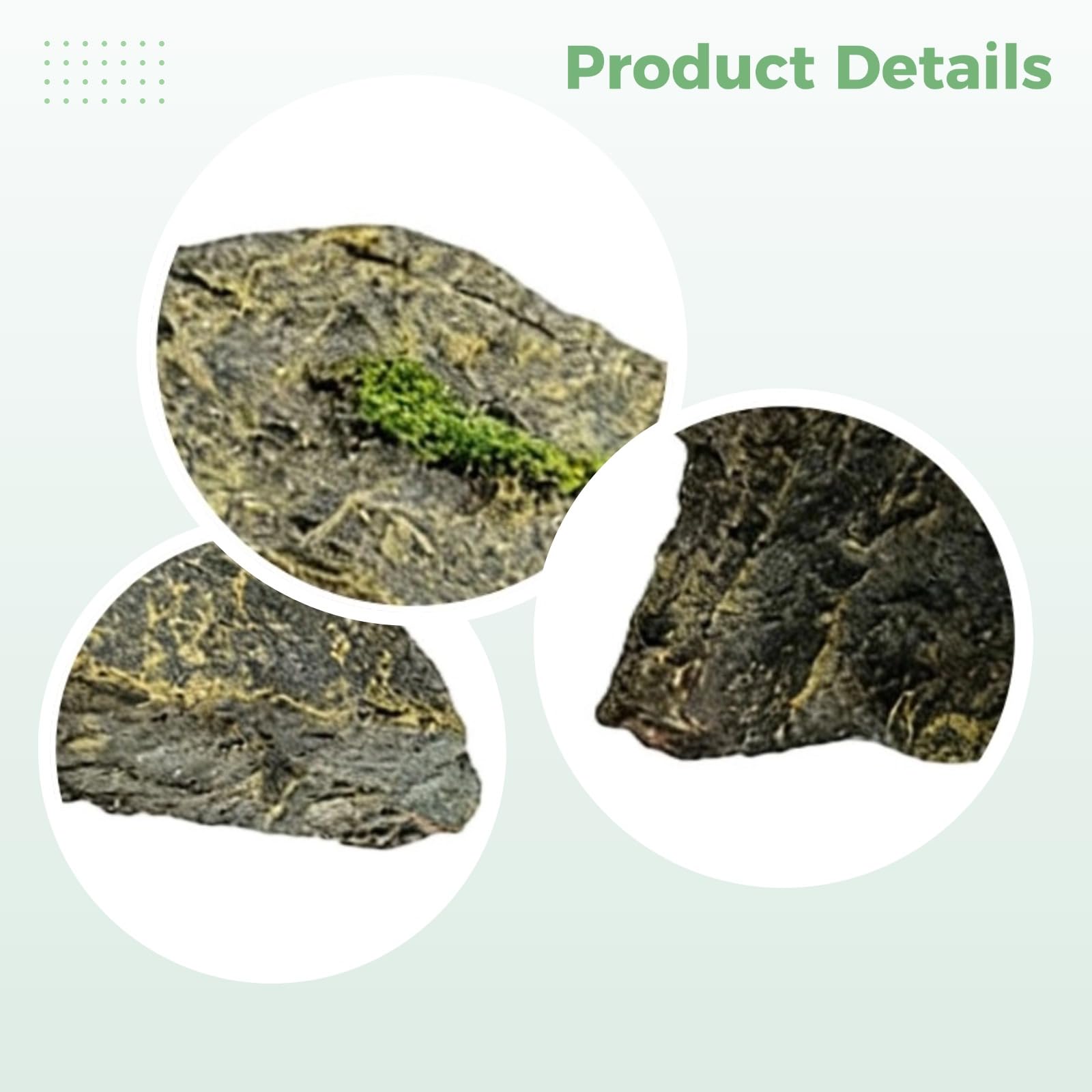 Generisch Cueva de resina Hideout de 27 cm, plataforma solar para reptiles, piedra ornamentada para acuario, escondite seguro para reptiles con suave inclinación, parte superior plana, diseño de