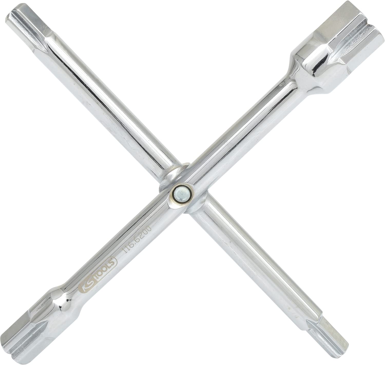 KS Tools 116.6200 Llave en cruz para sanitarios 220 x 220 mm