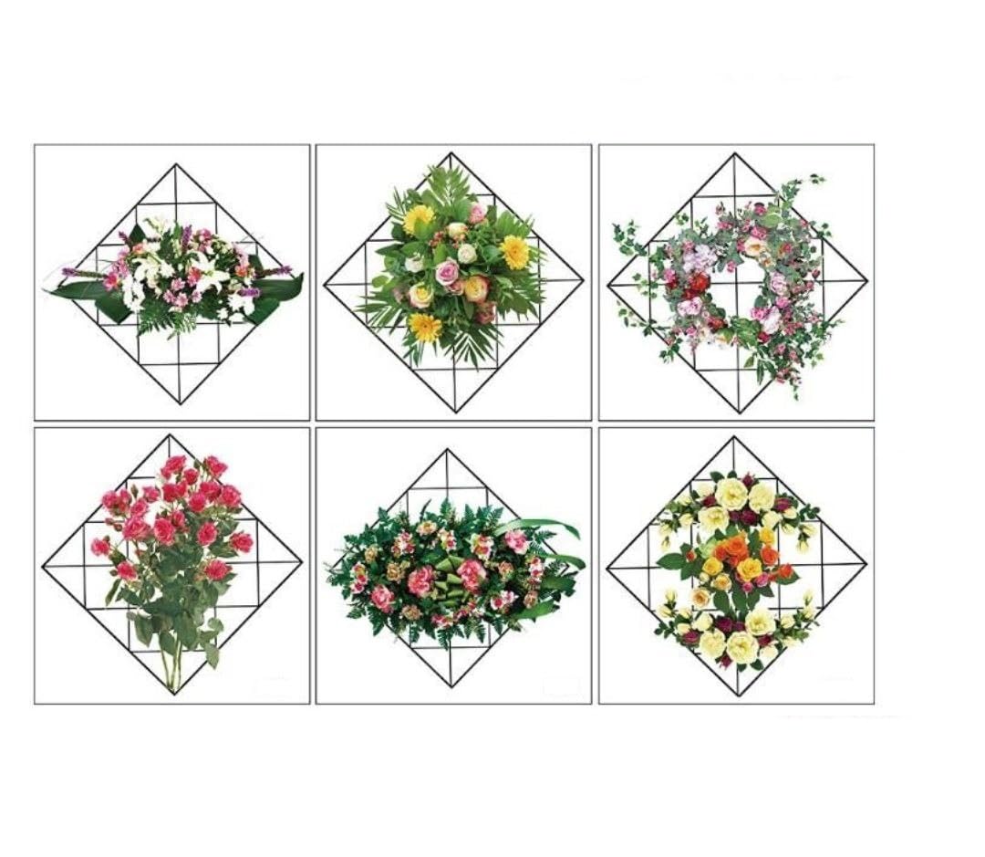 TERXA 3D Flower Wall Sticker | Vase Wall Decor Sticker | Peel & Stick Wall Sticker | Flowers Wall Sticker for Living Room/Bedroom | Home Decoration Sticker (Pack of 6 PCs,Multicolor) (B0CLZTG28W) Amazon Price History, Amazon Price Tracker