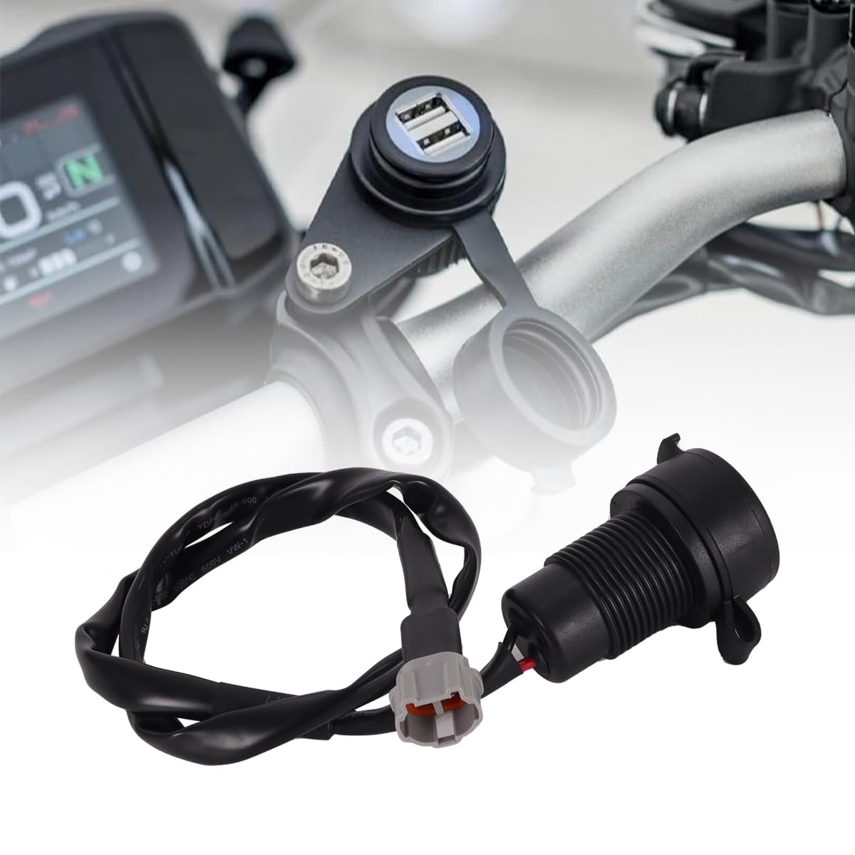 Adaptateur de chargeur Double USB pour moto, 12V, pour Yamaha Tracer MT-07 MT-09 SP FZ-09 FZ-07 Tracer XSR 700 900, accessoires de moto