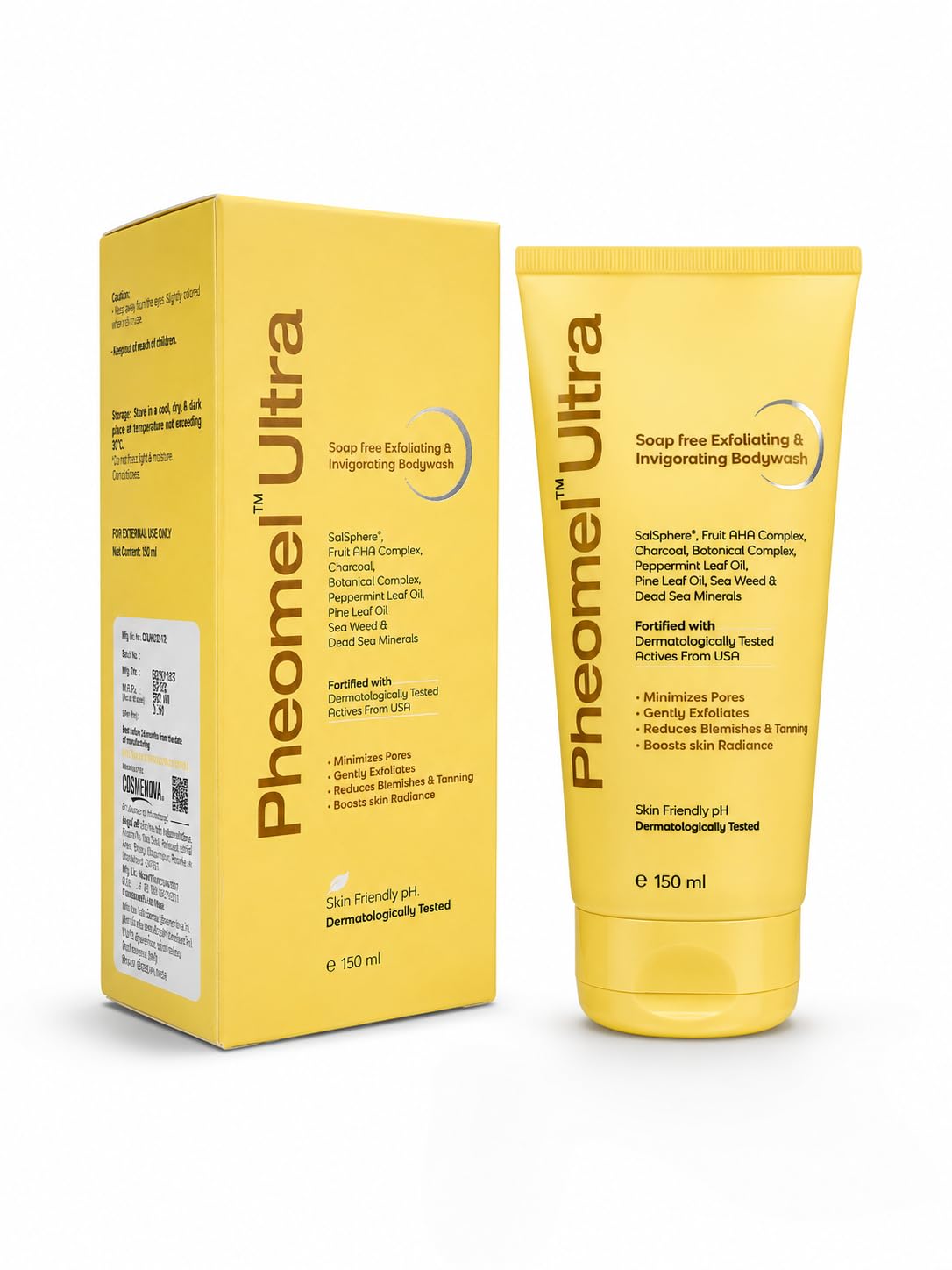 Pheomel Ultra Soap free Body wash 150 ml-image-0