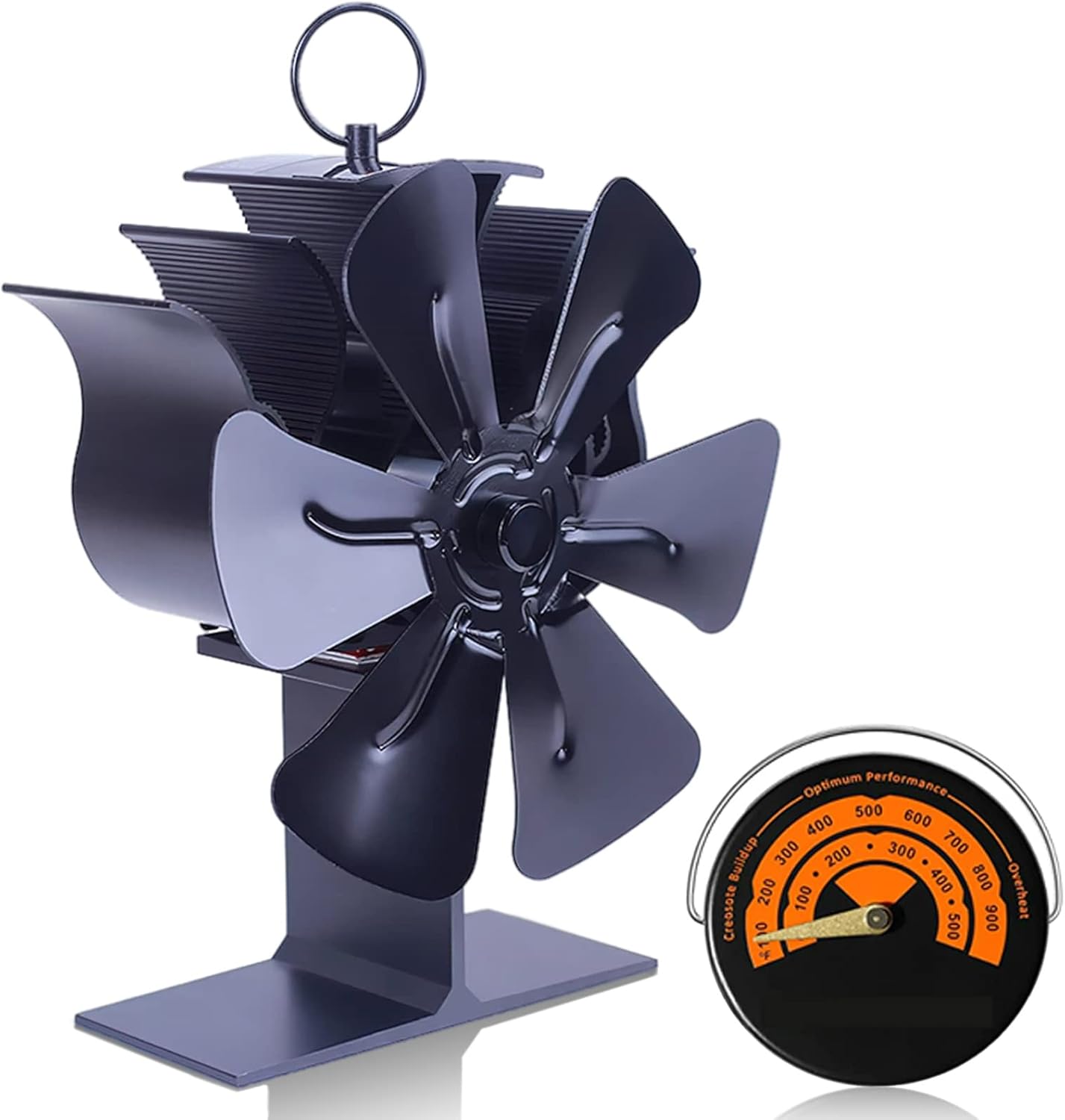Buy Wood Stove Fan Heat Powered,6 Blade Fireplace Fan NonElectric