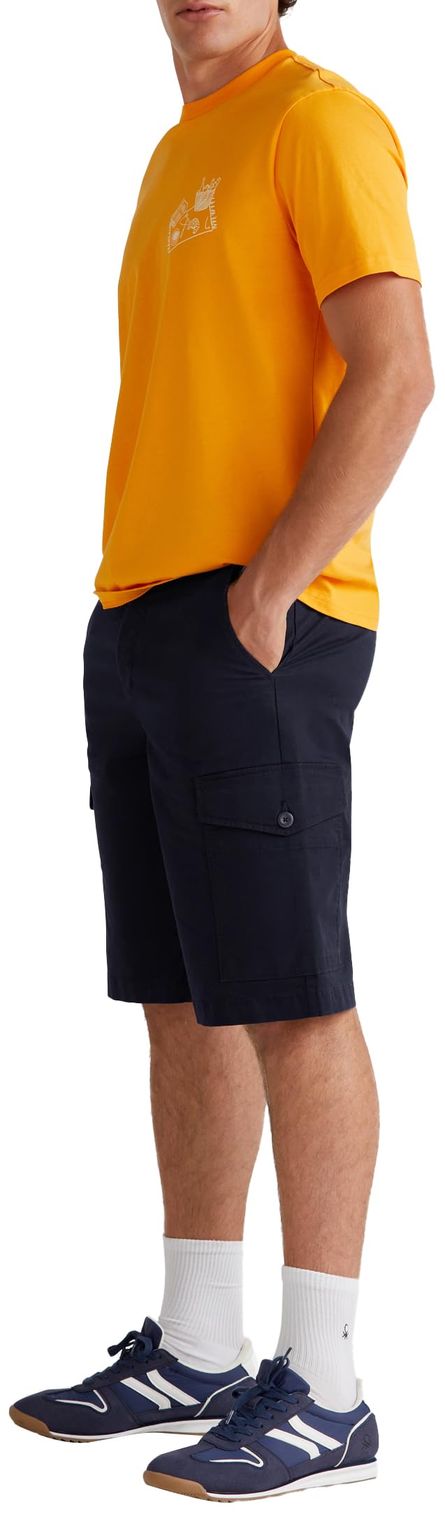 United Colors of Benetton Bermuda 492ru9013 - Shorty Mężczyźni