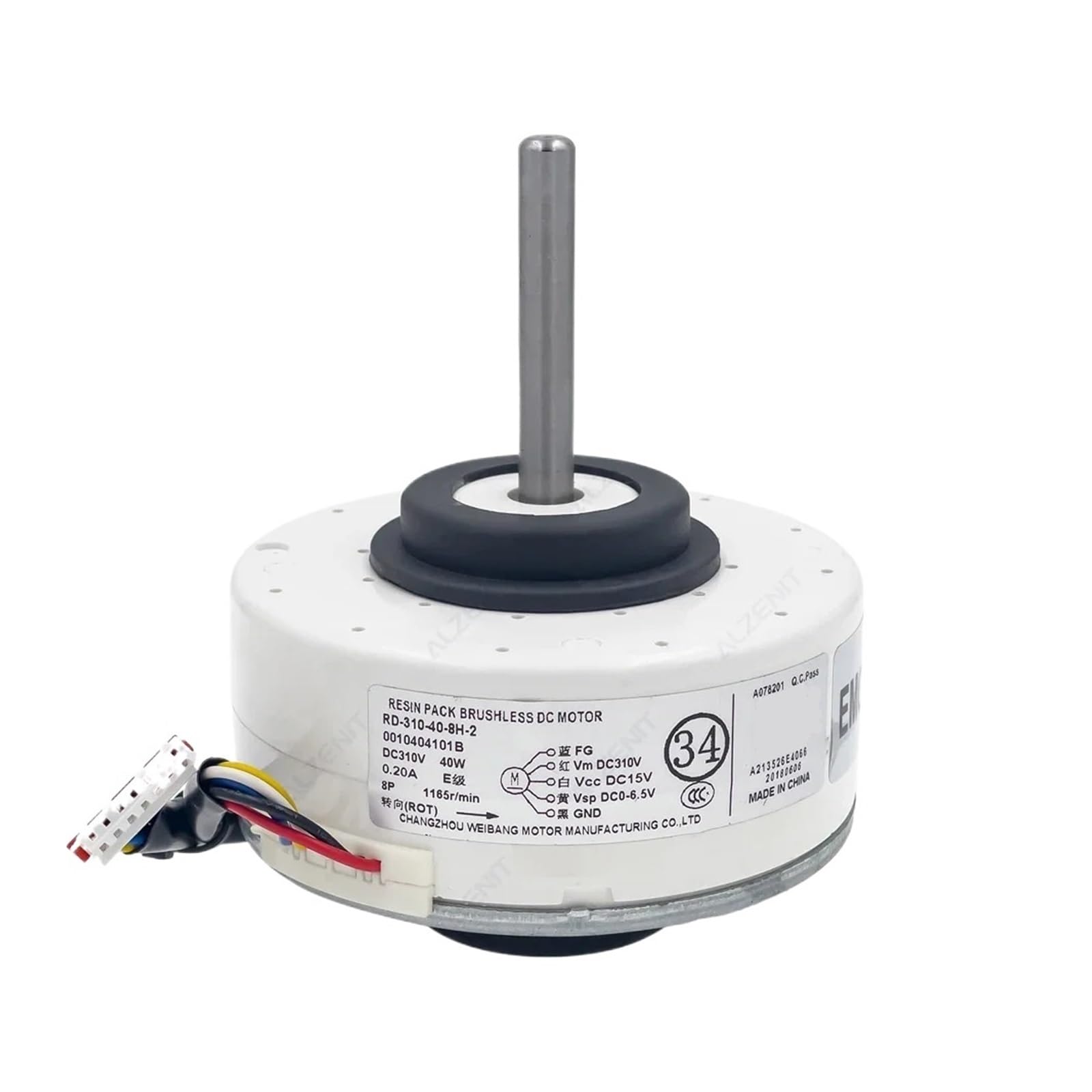 Kompatibel For Haier, Klimaanlage, Inneneinheit, DC-Lüftermotor WZD-40D, WZD-40E 0010404101B 0010404101A, Klimaanlagenteile