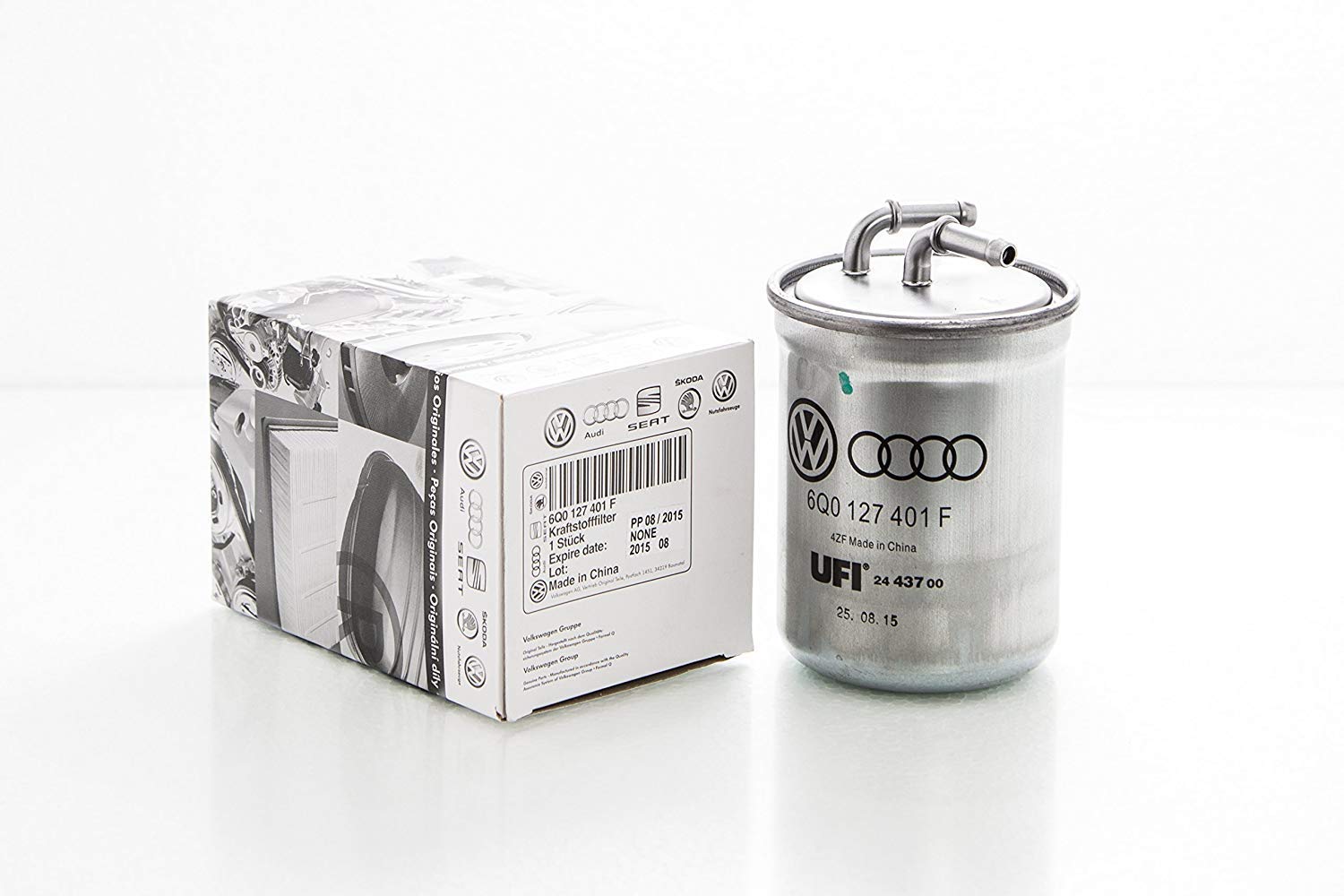 Original Volkswagen VW Piezas de repuesto Filtro de combustible TDI Diesel (Polo 9N) original