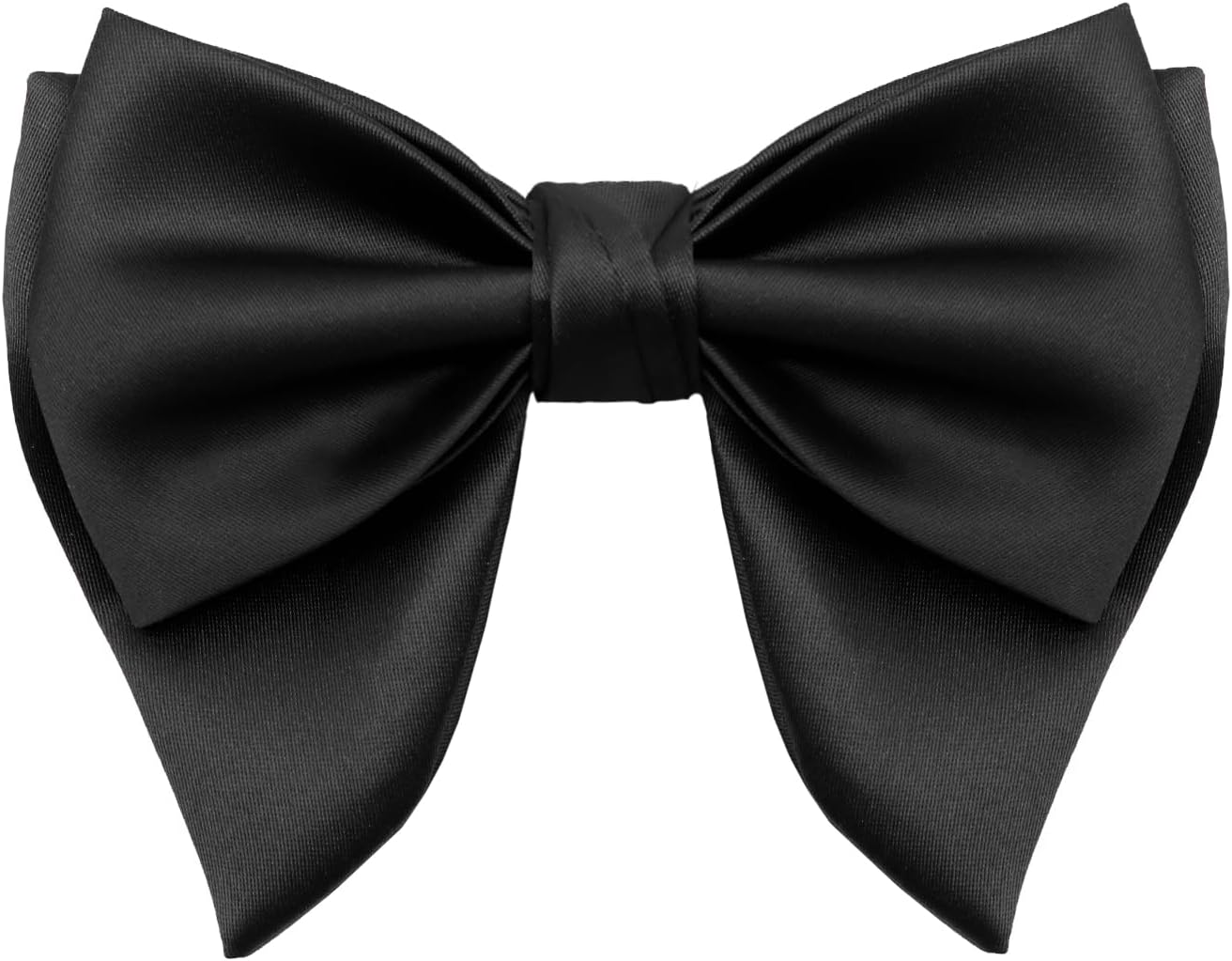 Oversized Bow Ties for Men, Adjustable Pre-tied Mens Bow Tie, Solid Color Bowties Men for Wedding Party Formal