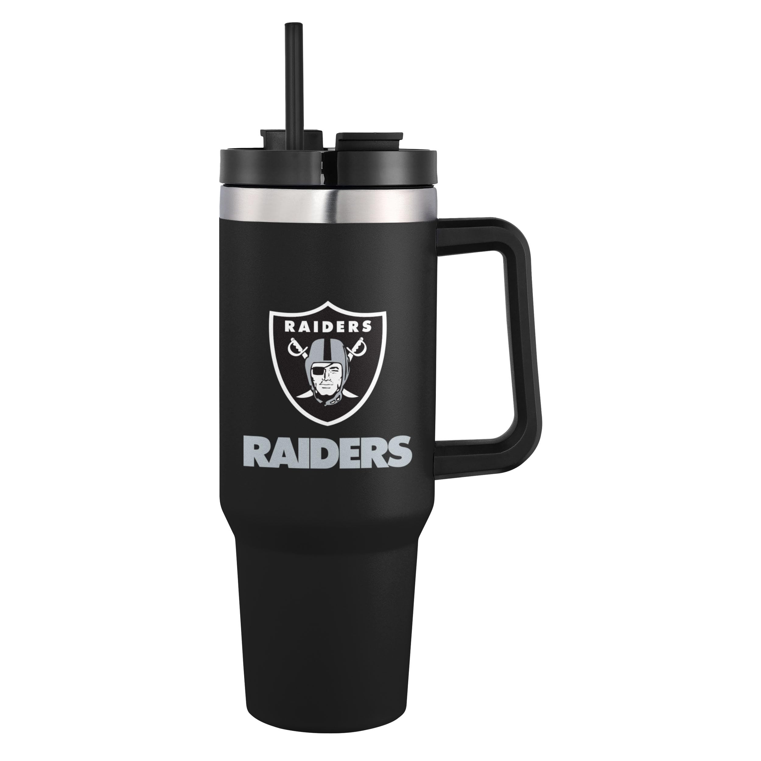 FOCO NFL unisex-adult NFL Team Logo Insulated Travel Mug 40oz XL Tumbler