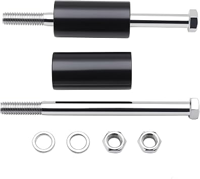 2'' Motorcycle Handlebar Risers Extension for Harley Davidson Touring Models 2'' Handlebars Spacers (Black)