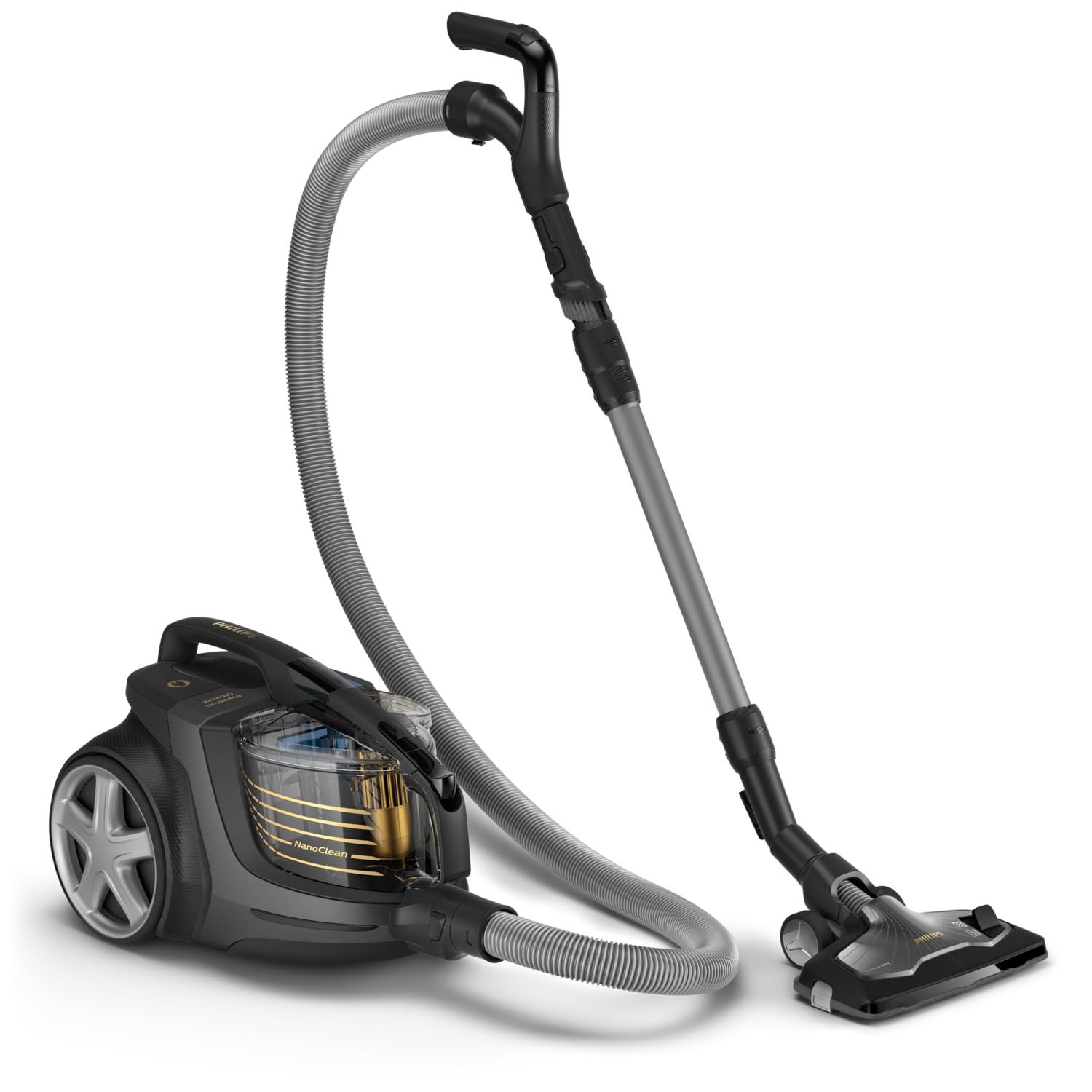 Philips Marathon Ultimate Torbasız Elektrikli Süpürge - PowerCyclone 10, NanoClean Teknolojisi, TriActive Ultra Başlık, Uzaktan Kumanda, Alerji H13 Filtre (XB9145/07)