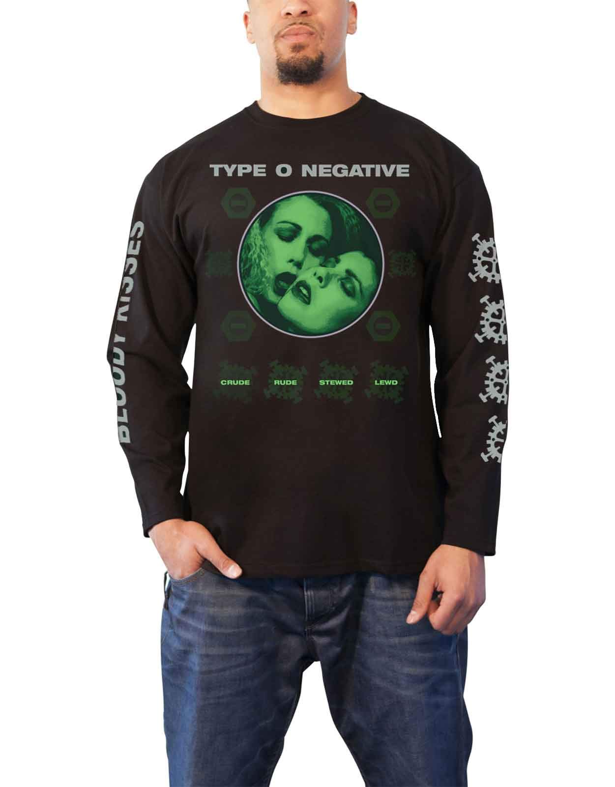 Type O Negativemens Crude Gears Long Sleeve Black Desertcart