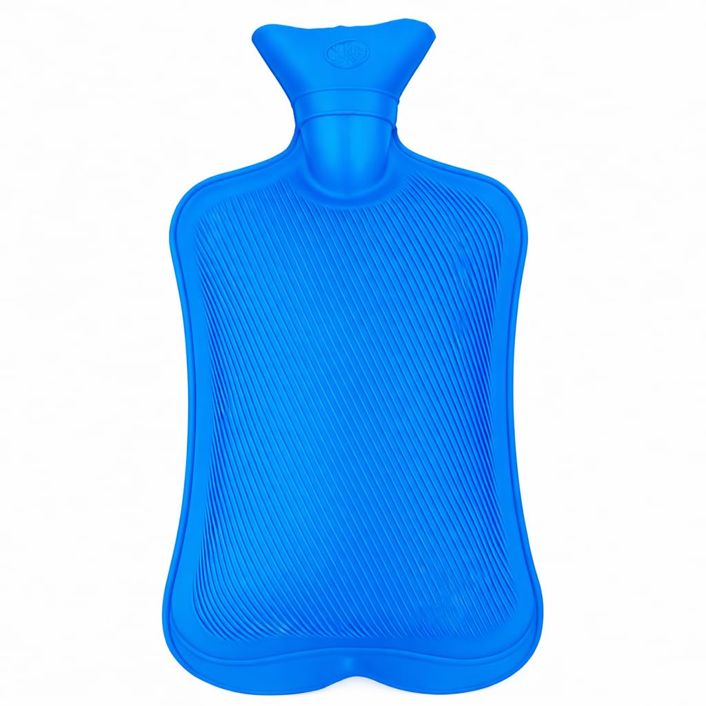 Hot Water Bag (2 Litre) – Non-Electric Rubber Heating Bag for Pain Relief, Period Cramps, Body Aches & Cold Therapy | Reusable Hot & Cold Water Bottle | Multicolor