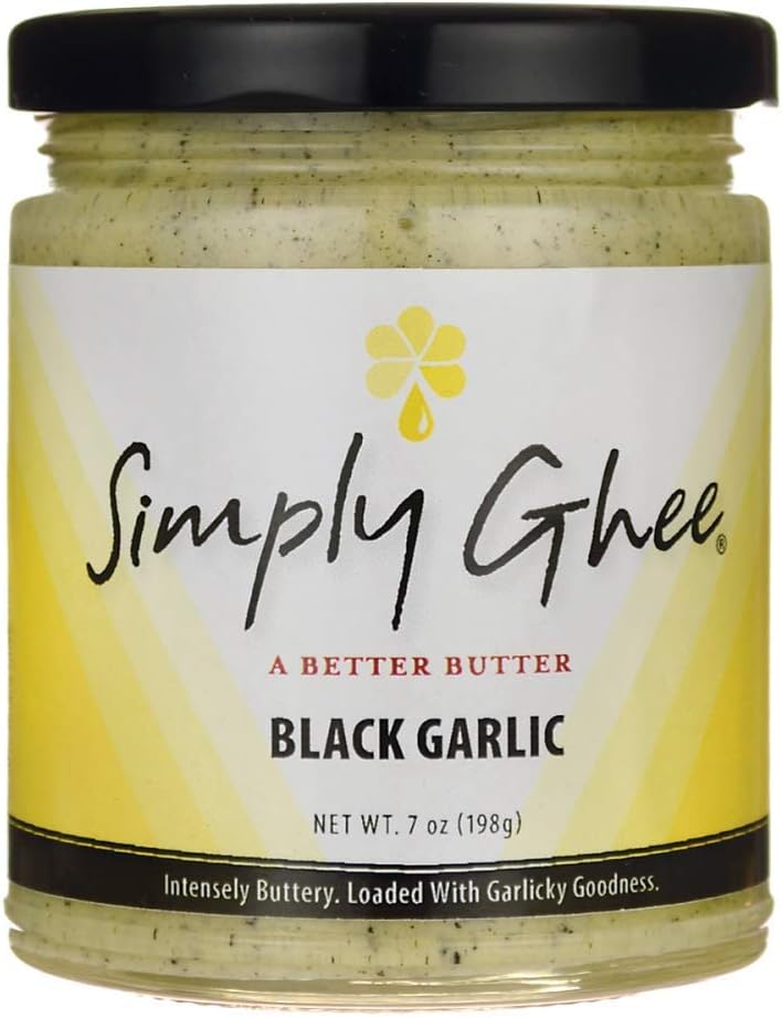 SIMPLY GHEE Black Garlic Ghee, 7 OZ