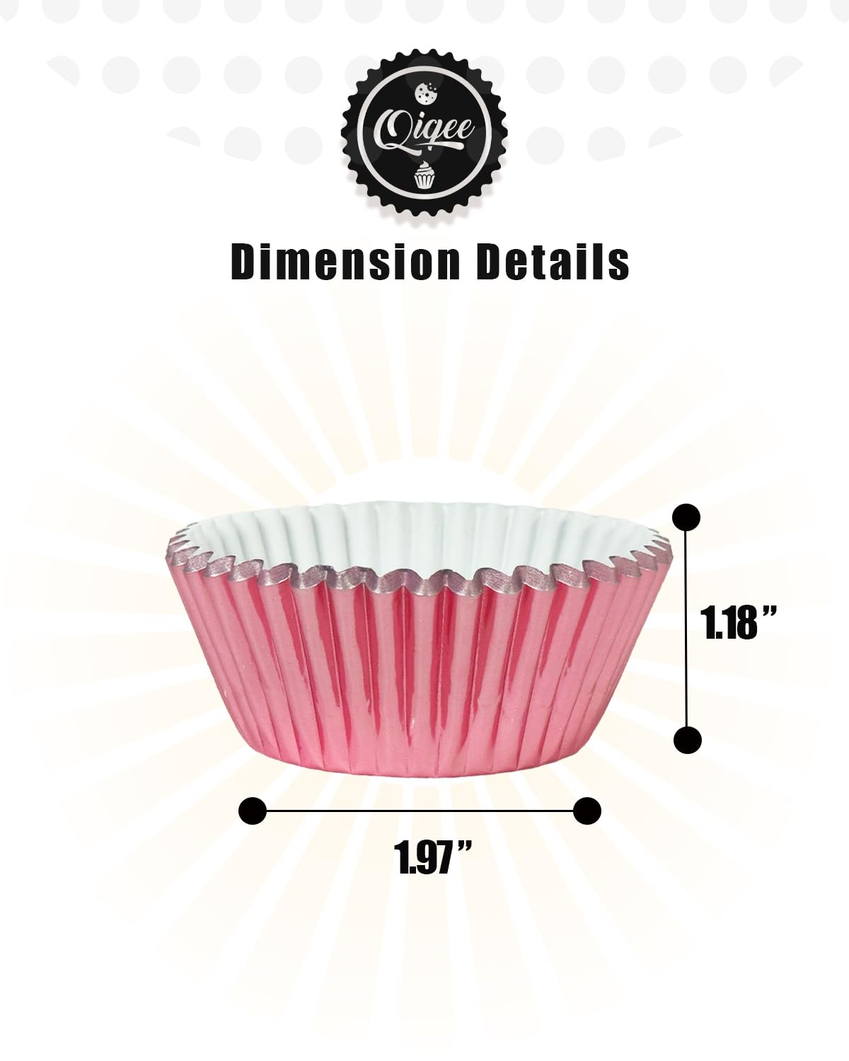 Aluminum Cupcake Liners Silve Foil Cupcake Lines Fo Baking 300pcs