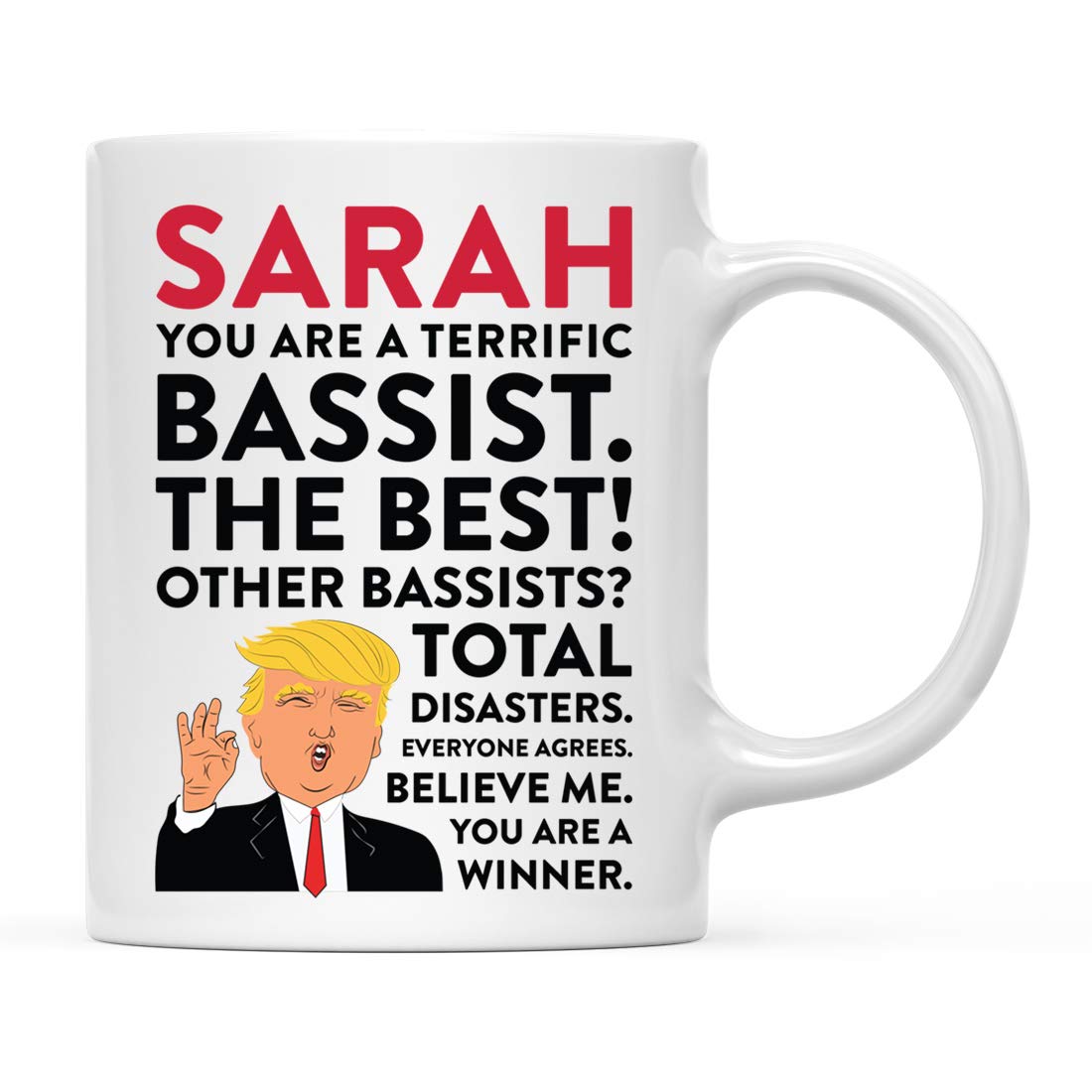 Andaz Press Personalized Donald Trump Funny Coffee Mug - 11oz Ceramic Mug With Gift Box - View #10