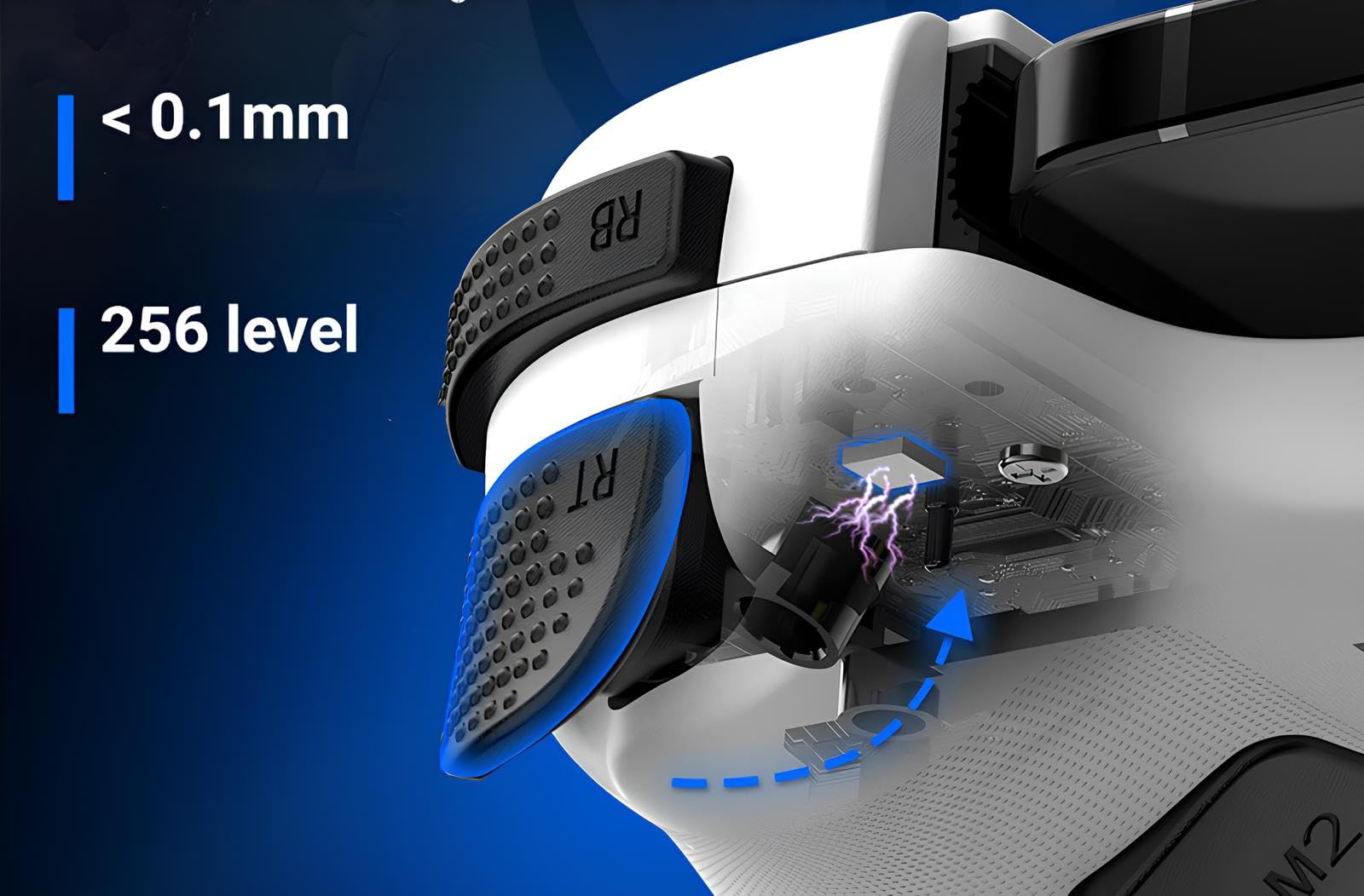 Controller di Gioco Wireless Regolabile per Smartphone, Tablet e PC – Gamepad Bluetooth Estensibile con Trigger a Effetto Hall