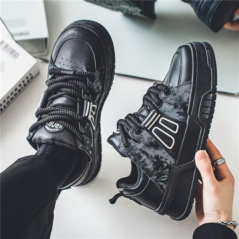 Men's Sneakers Casual Fashion Walking Lace-Up Athletic Shoes Gym Tennis Men Breathable, Lightweight Comfortable Shoes Size 6.5-102