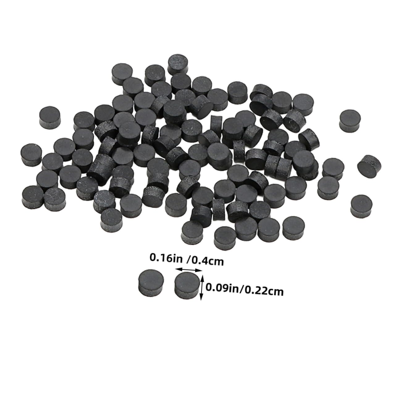 Yardwe 100pcs Fretboard Dots Durable Wooden Guitar Inlay Dots for DIY Enthusiasts for Guitar Repair Supplies and Position Markers