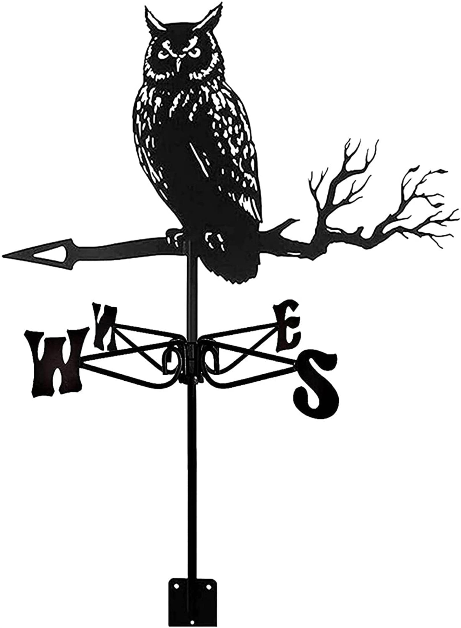 Wiatrowskaz dla zwierząt ze stali nierdzewnej Retro trwały wiatrowskaz w domu Żelazny wiatrowskaz Metalowy wskaźnik kierunku wiatru do montażu w ogrodzie Dekoracja podwórka (wiewió