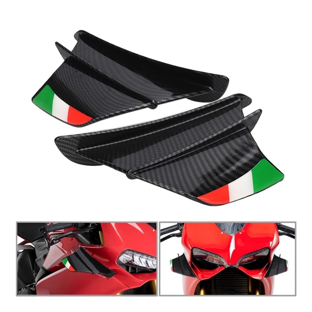 Moto Ali Spoiler Spoiler Anteriore Per Daytona Per Moto2 765 955i 600 650 675 675R TT600 Kit Alette Per Moto Carenature Accessori