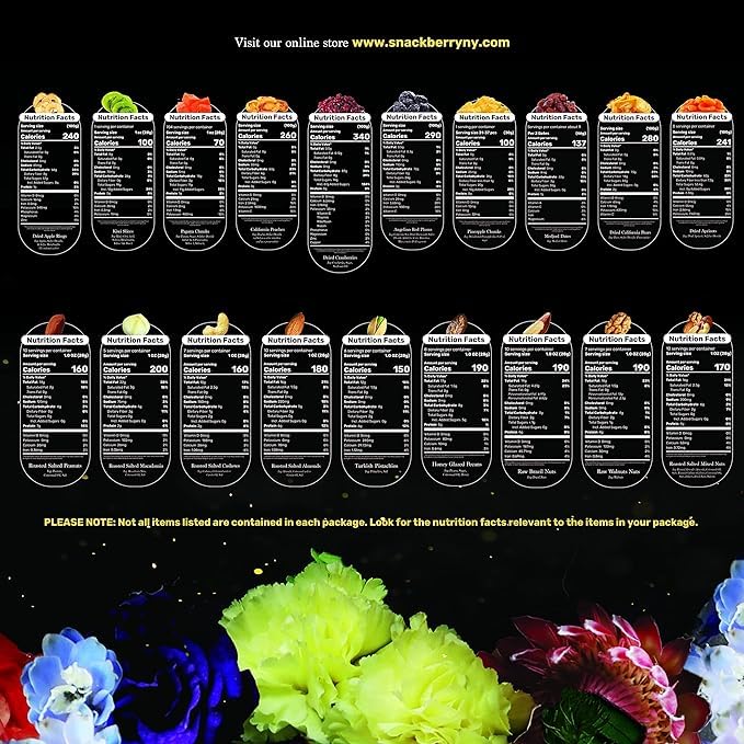 Happy Birthday Nuts Gift Basket, Gourmet Snack Box,in Elegant Box, Gift Set Birthday Party, For Men and Women. Kosher, Snackberry (Assortment #2) - Image 3