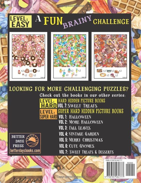 Hidden Objects Easy Hidden Picture Book for Adults & Kids: Where's the Missing Object? Large Print Logic Brain Puzzles - Fun Spy, Spot, Search or Seek ... Logic Brain Puzzle Adventure Activity Books) image 3