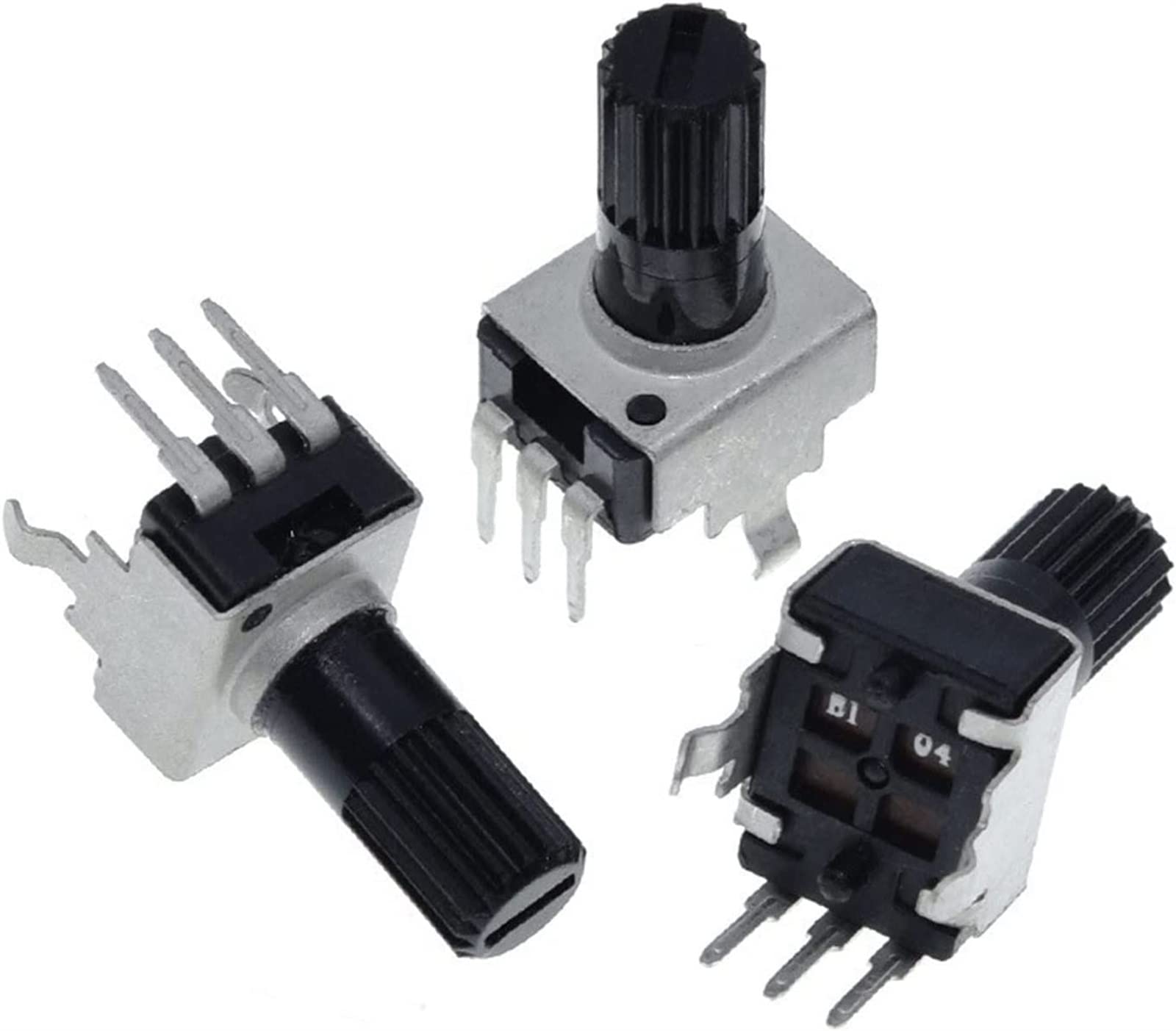 Résistance 10 pièces Rv09 Vertical 12.5mm Arbre 1k 2k 5k 10k 20k 50k 100k 0932 Réglable Résistance 9 Type 3pin Joint Potentiomètre (Size : 5K Ohm)