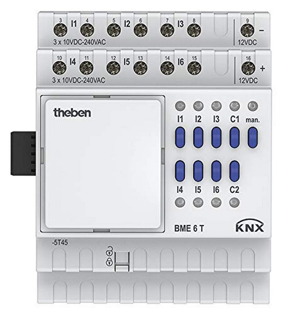 Theben 4930235 BME 6 T KNX entrée binaire pour centraliser vos interrupteurs de tableau