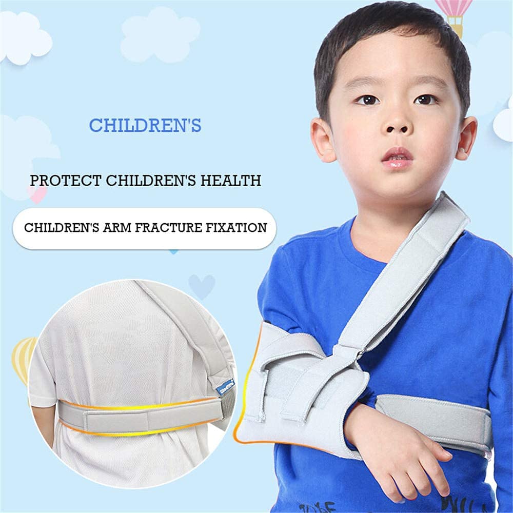 Cabestrillo de brazo para lesiones de hombro Eslingas de brazo para soporte de brazo de muñeca roto Cabestrillo de soporte de brazo para niños, estabilización para antebrazo lesionado Brazal