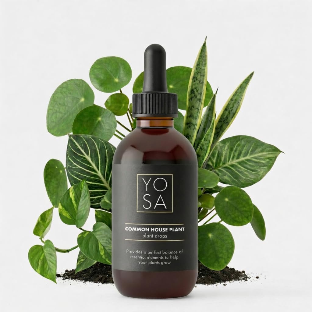 YOSA Indoor Plant Food Fertiliser 100ml โ Premium House Plant Food for Common Type Plants, Liquid Fertiliser, Nutrients for Growth, Strong Roots, Healthy Leaves, Houseplant Feed (NPK 5-5-5) โ image 1